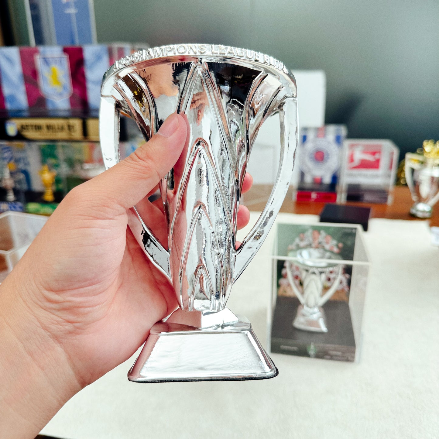 2025 AFC Champions League Elite Champions Trophy Display Case(Trophy Included) Al-Ahli Saudi Football Club