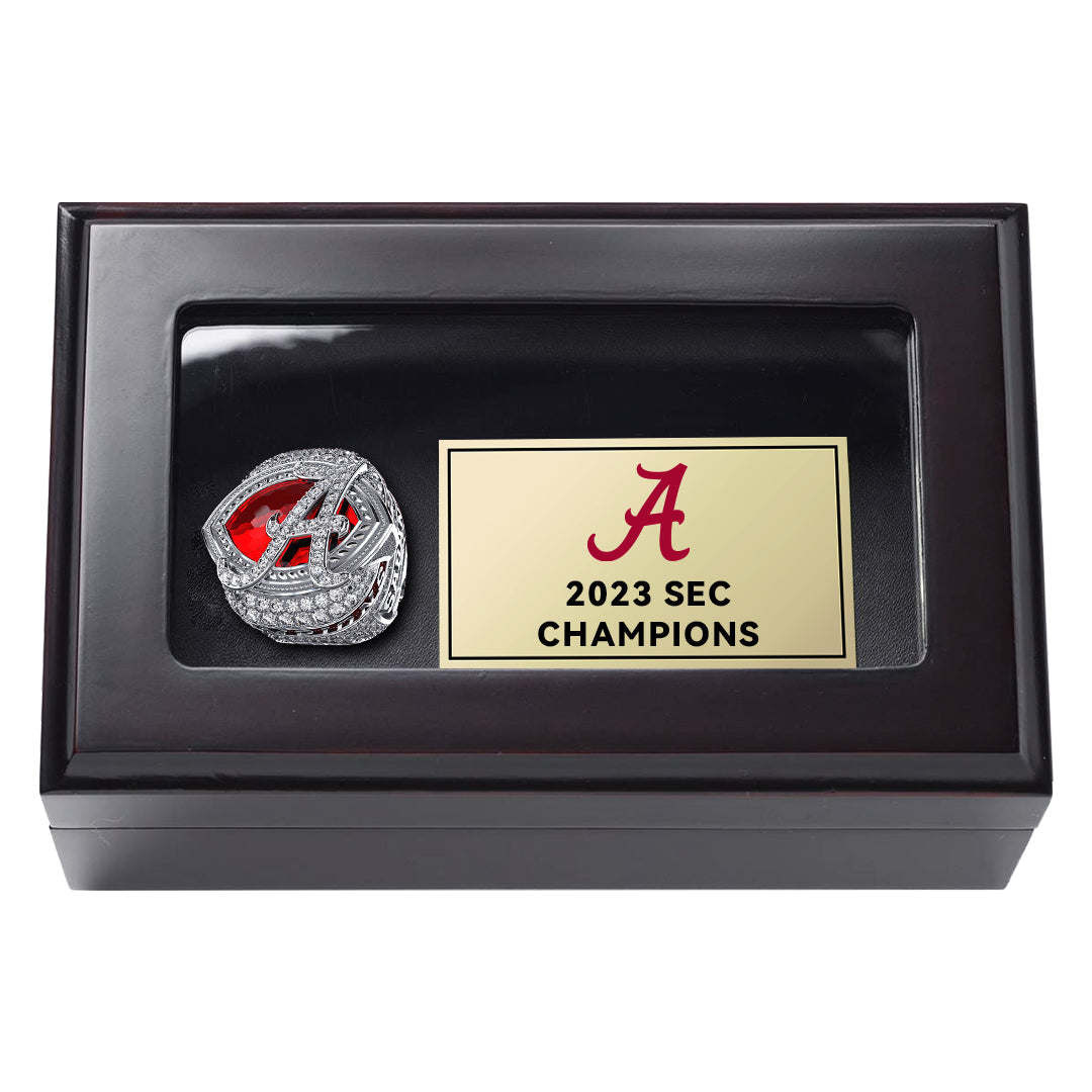 2023 Alabama Crimson Tide NCAA SEC Championship Ring-Official Version