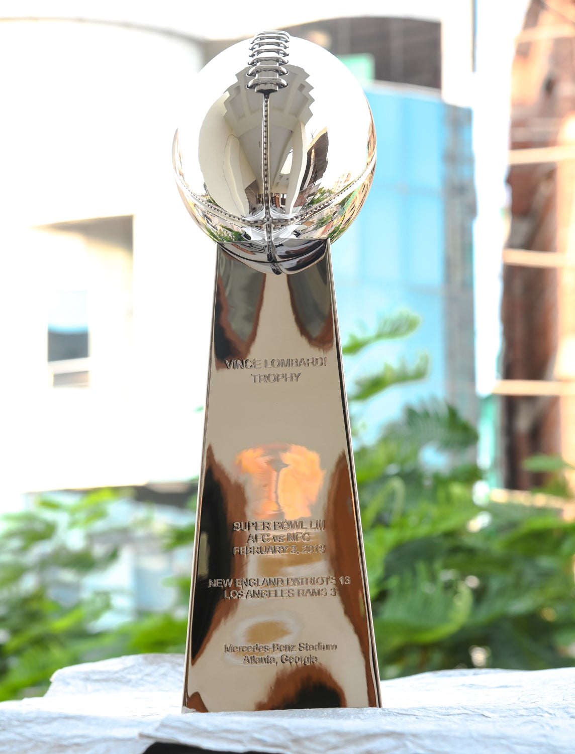 [NFL]1974 Vince Lombardi Trophy, Super Bowl 8, VIII Miami Dolphins