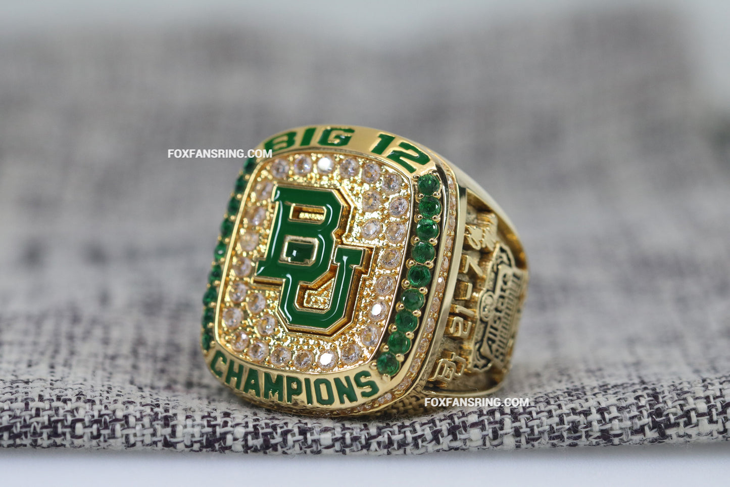 Fans-Edition 2022 Baylor Bears Football Big 12 Allstate Championship Ring - Premium Series