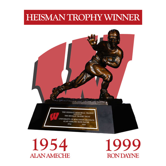 Wisconsin Badgers 1954/1999 NCAA Heisman Trophy