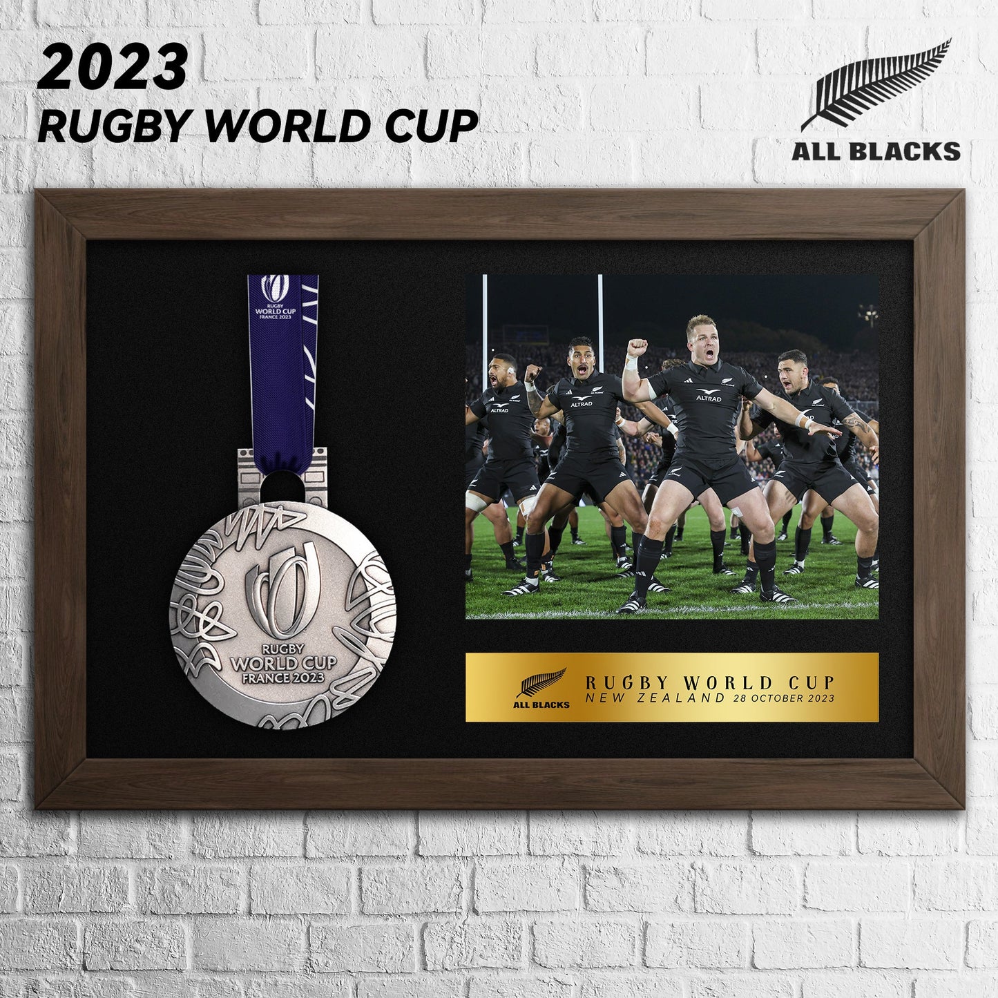 Rugby World Cup Champions Medal Frame Collection(Medal Included)