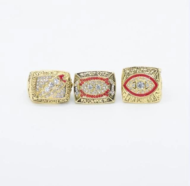 1982/1987/1991 Washington Redskins Super Bowl Ring Set