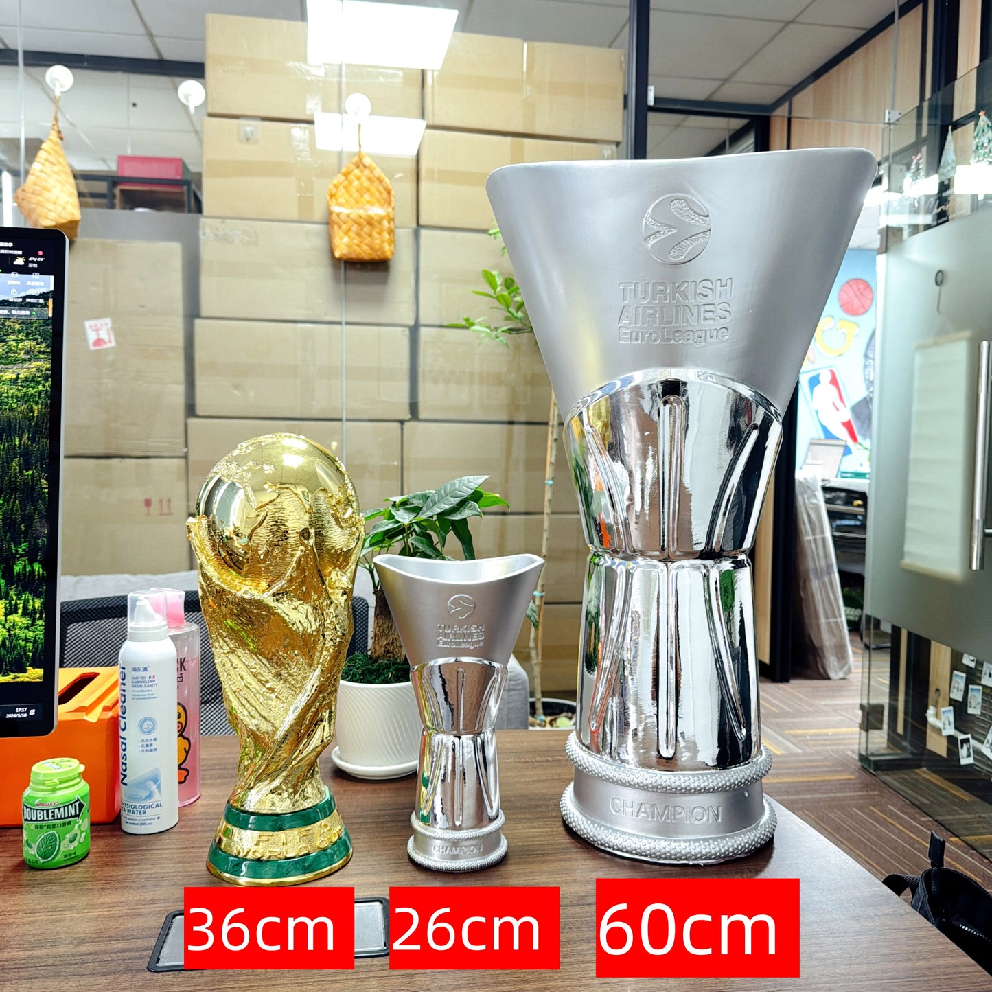 Basketball Euroleague Cup Trophy