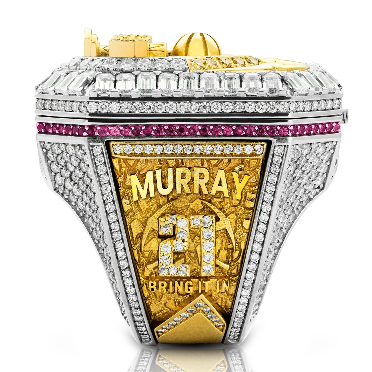 2023 Denver Nuggets Championship Trophy NBA Ring - Official Edition