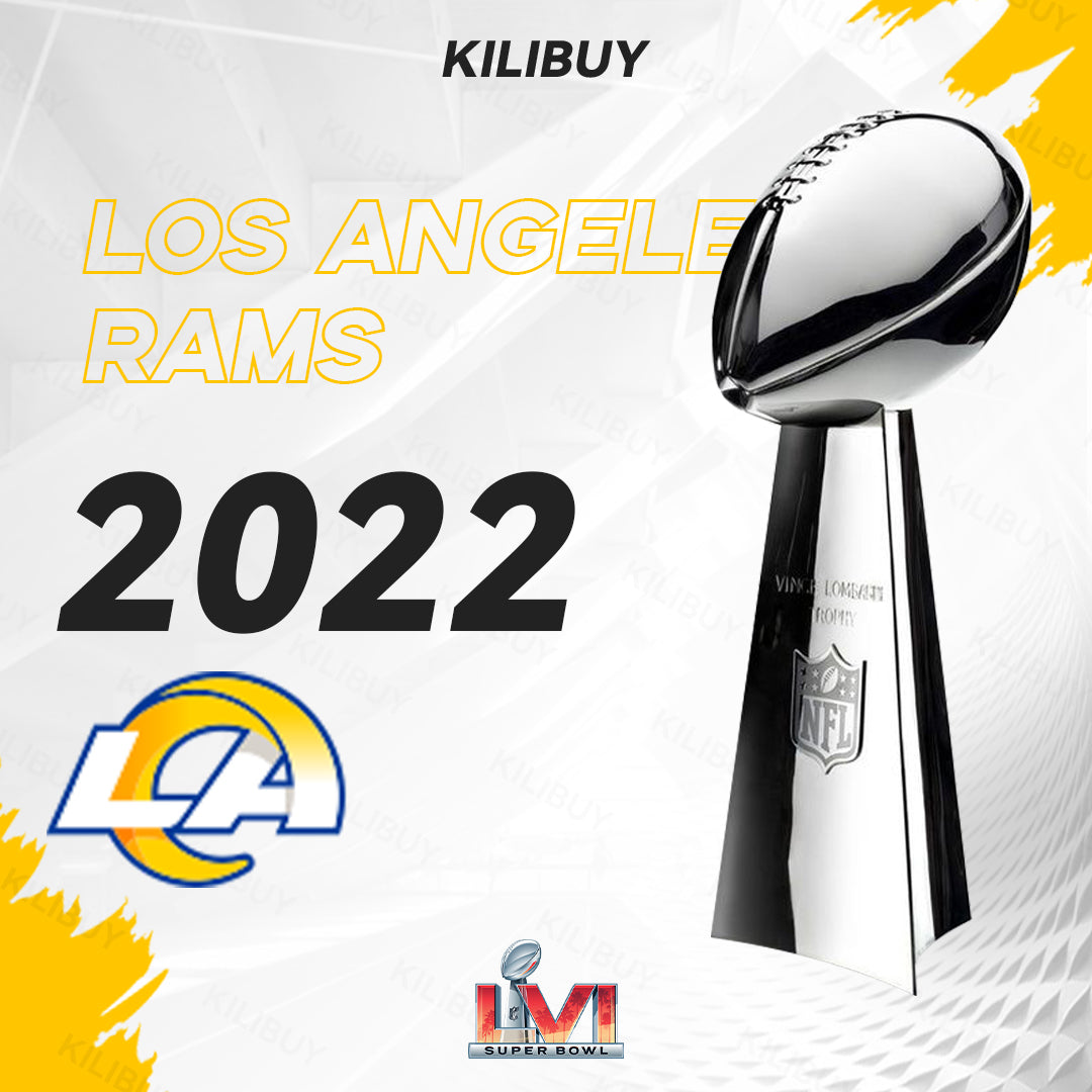 [NFL]2022 Vince Lombardi Trophy, Super Bowl 56, LVI  Los Angeles Rams