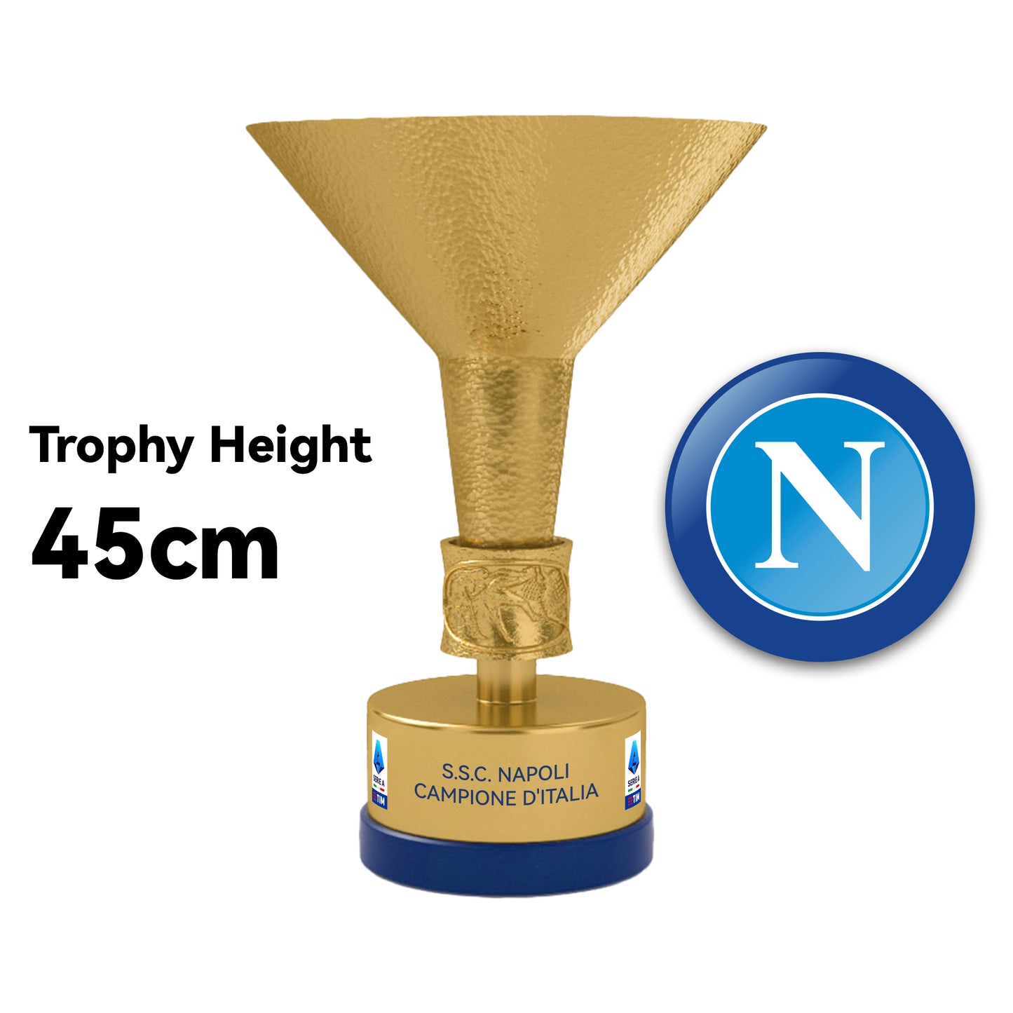 Italian Serie A The Scudetto Trophy(Indicate what ribbon you want)