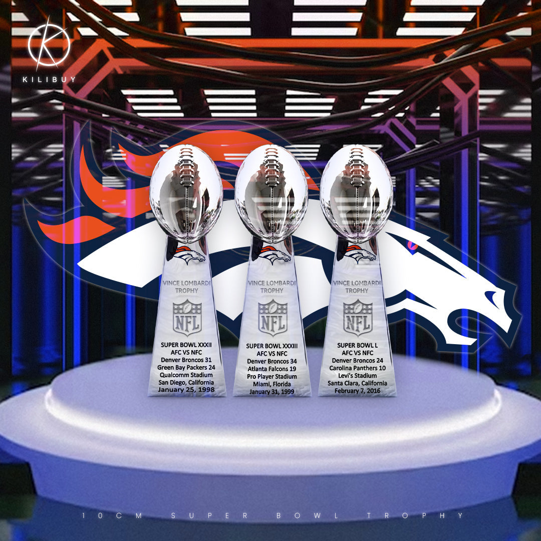 Denver Broncos Super Bowl Trophy Team Logo