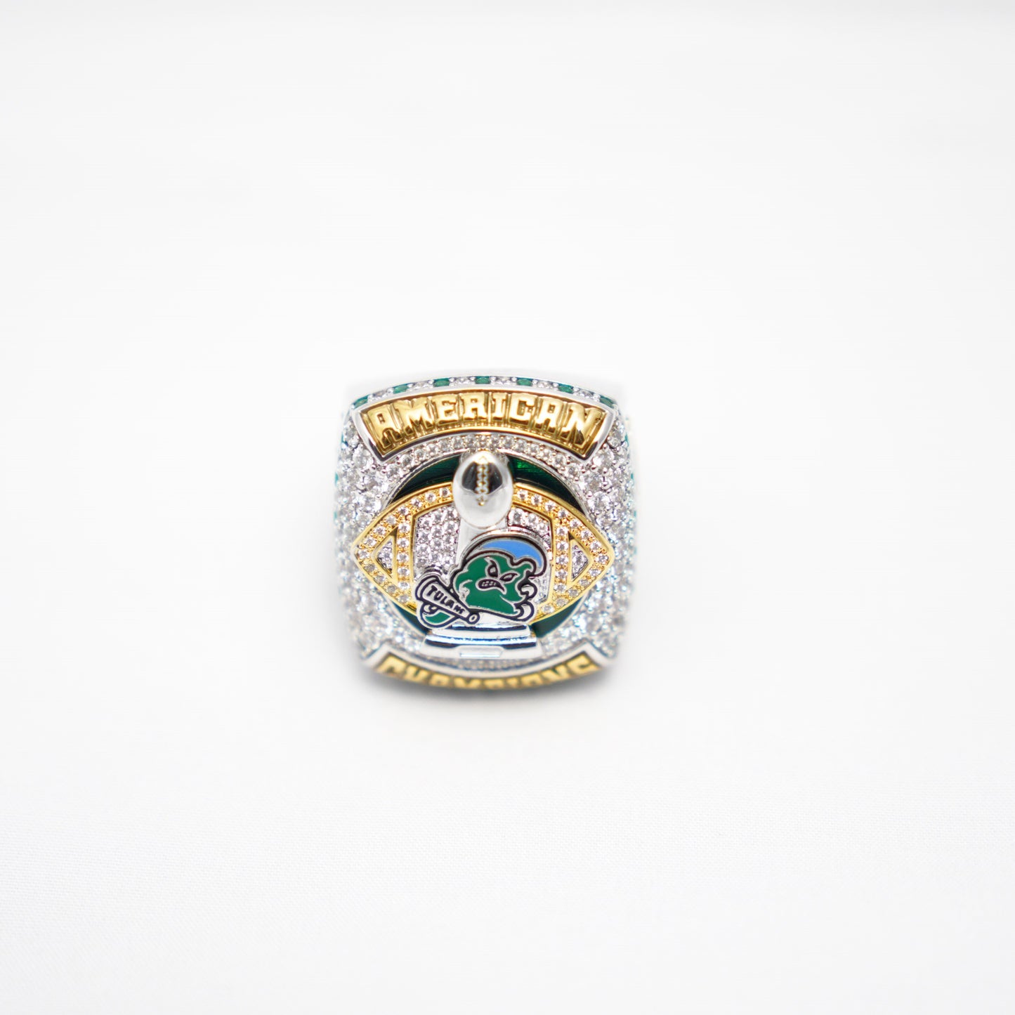 Tulane University Green Wave College Football Cotton Bowl and America Champions Ring (2022) Official Edition