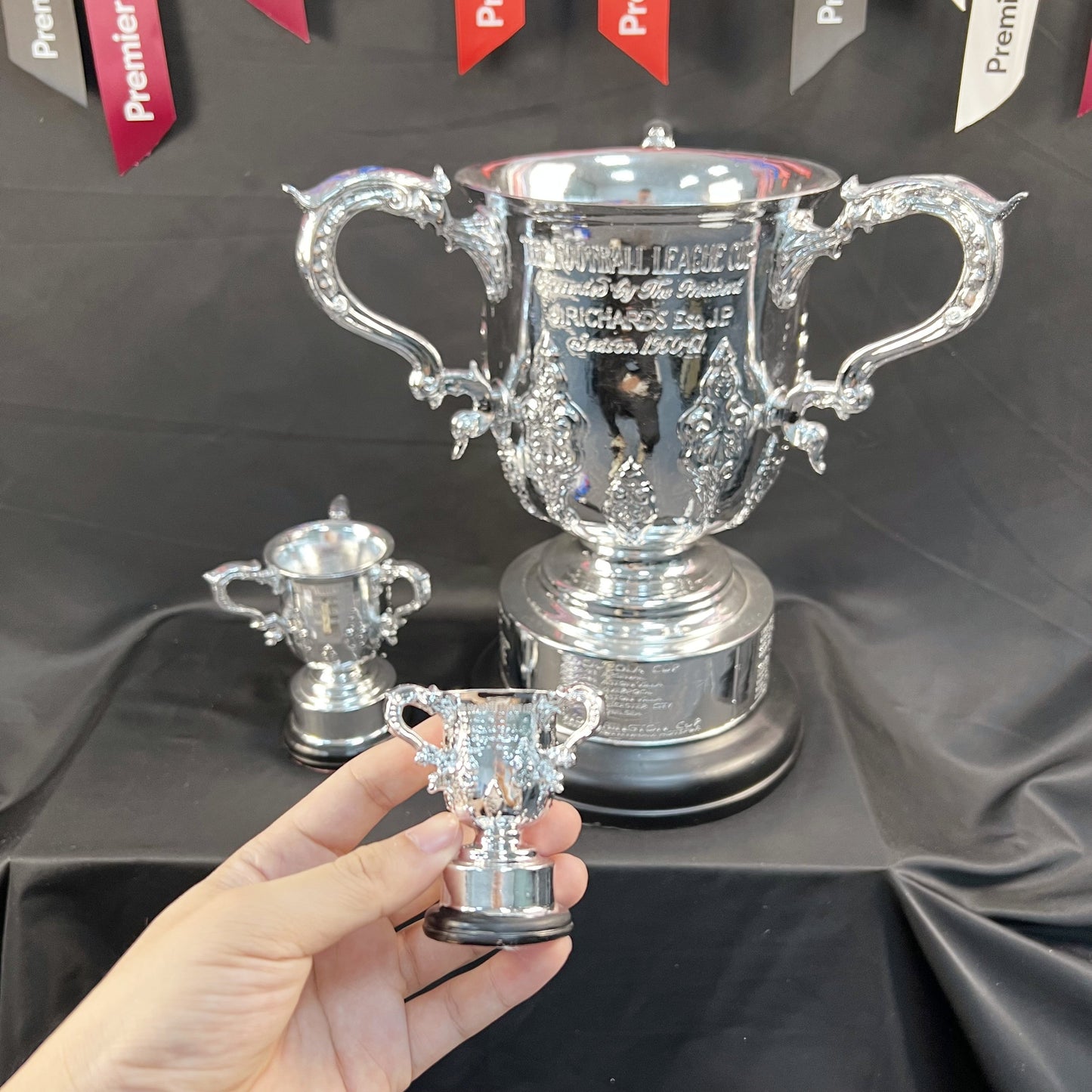 League Cup Carobao Trophy(Indicate what ribbon you want)