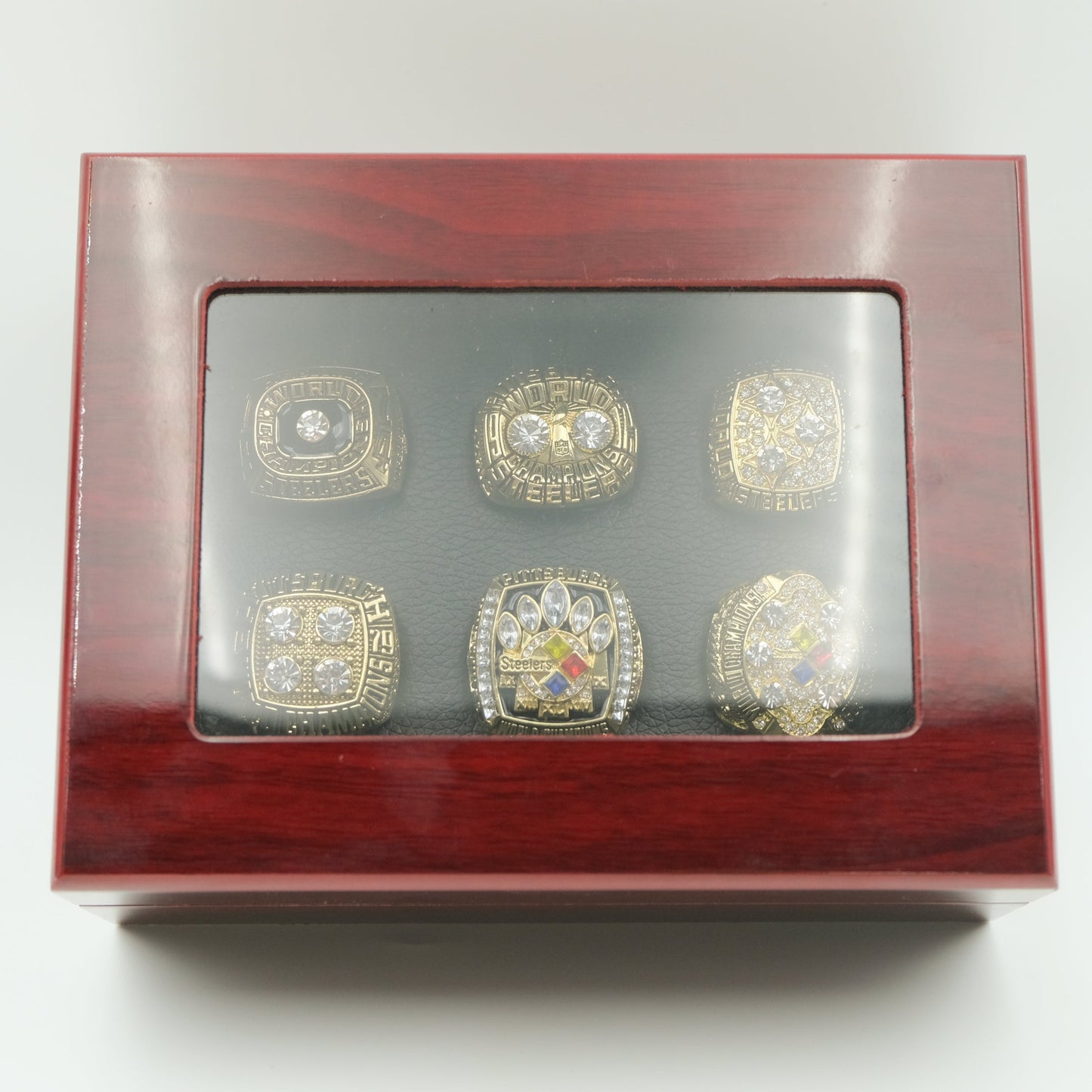 1974-2008 Pittsburgh Steelers Super Bowl Championship Rings Set