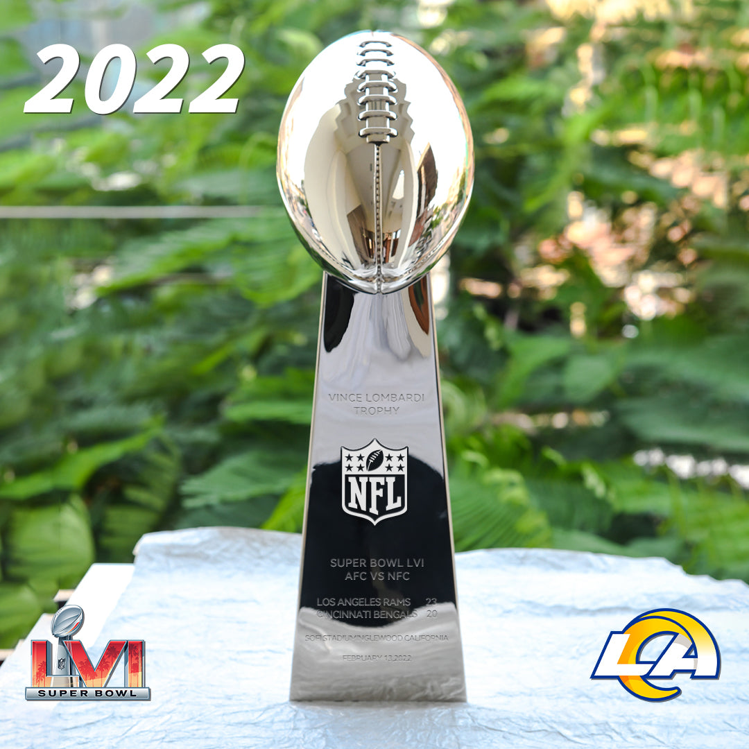 [NFL]2022 Vince Lombardi Trophy, Super Bowl 56, LVI  Los Angeles Rams