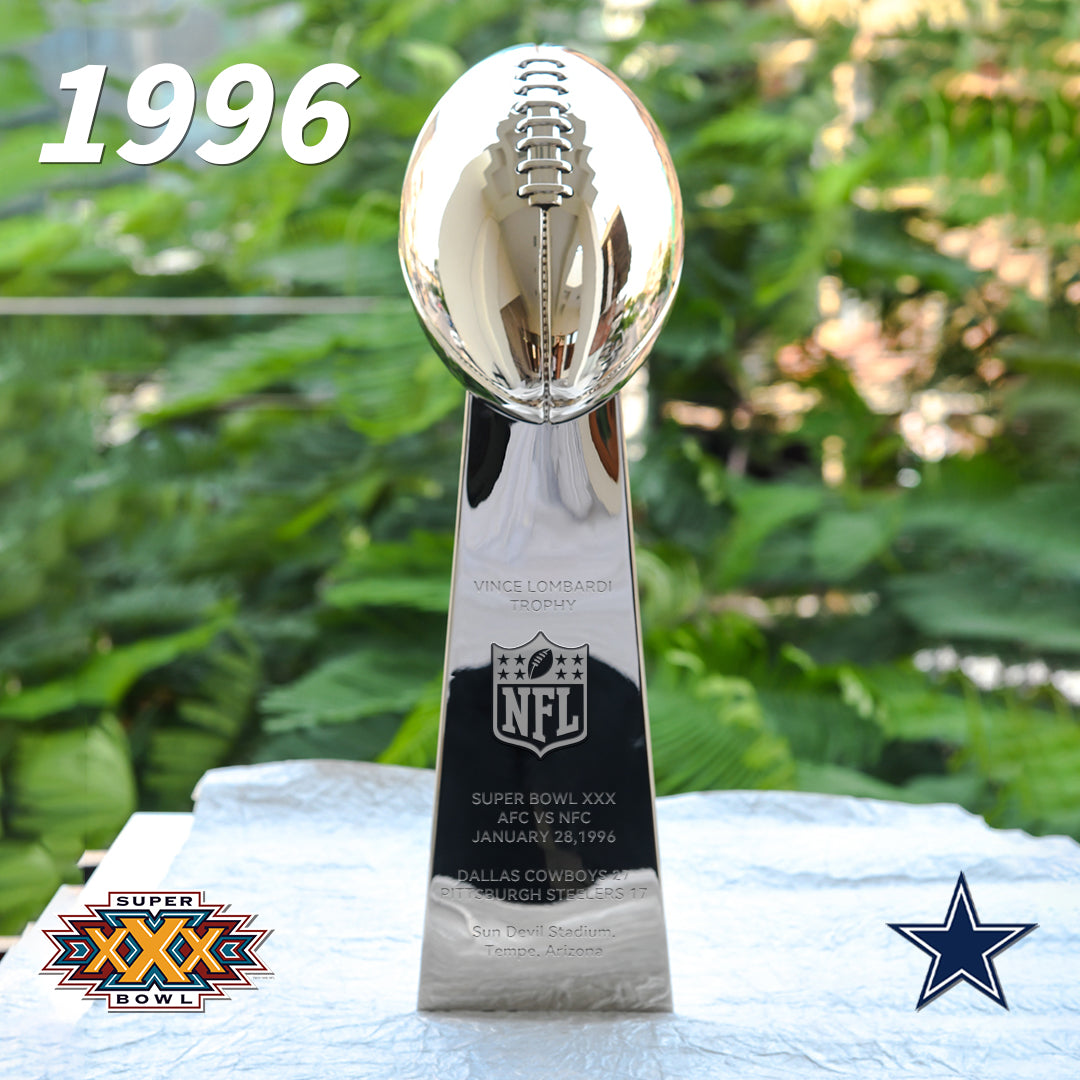 [NFL]1996 Vince Lombardi Trophy, Super Bowl 30, XXX Dallas Cowboys