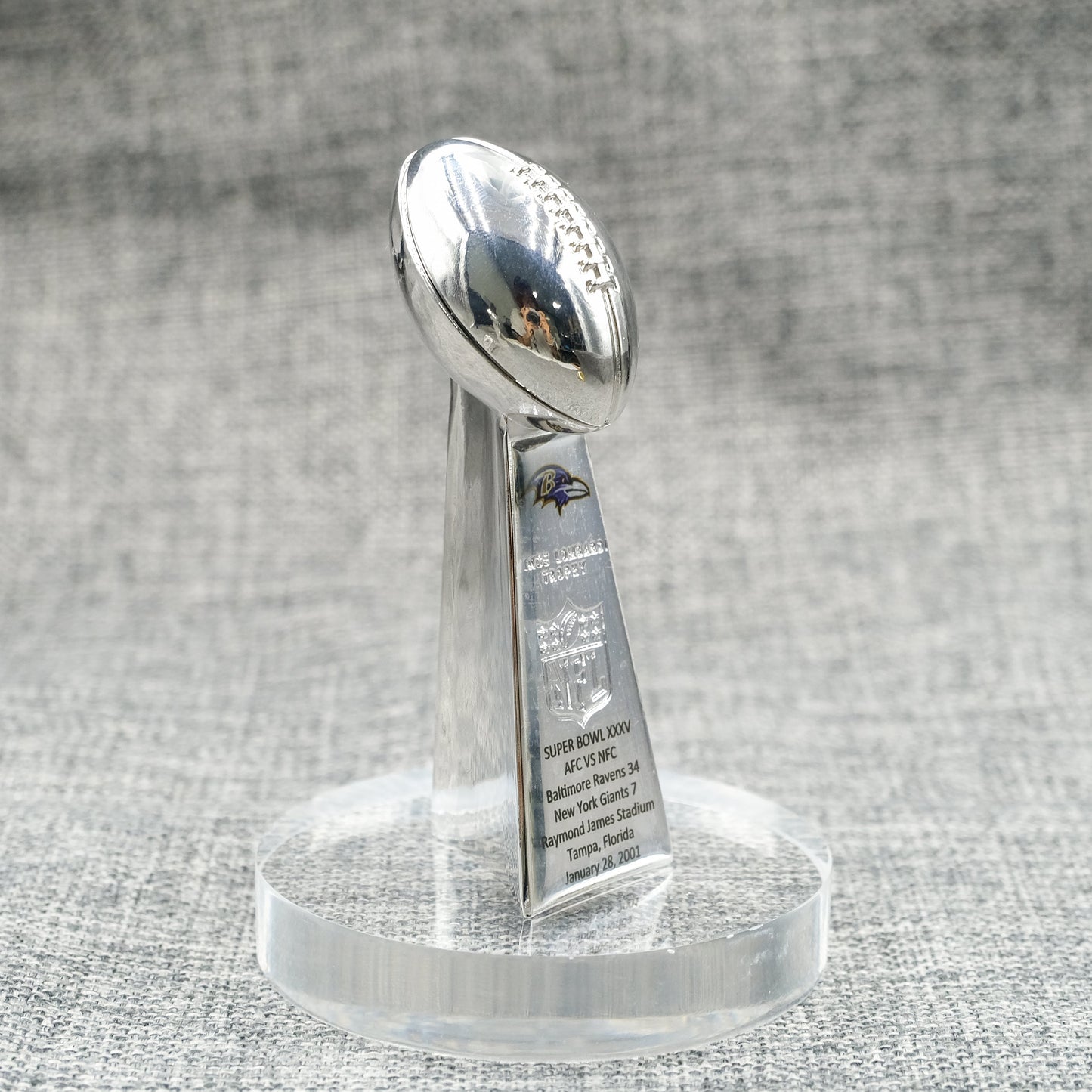 Baltimore Ravens Super Bowl Trophy Team Logo