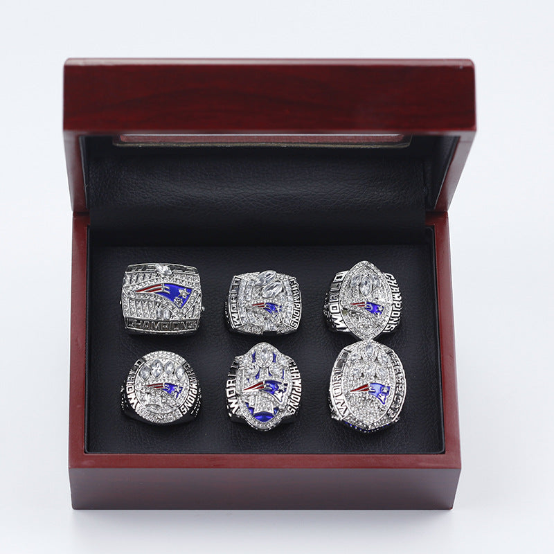 2001-2018 New England Patriots Super Bowl Championship Rings Set