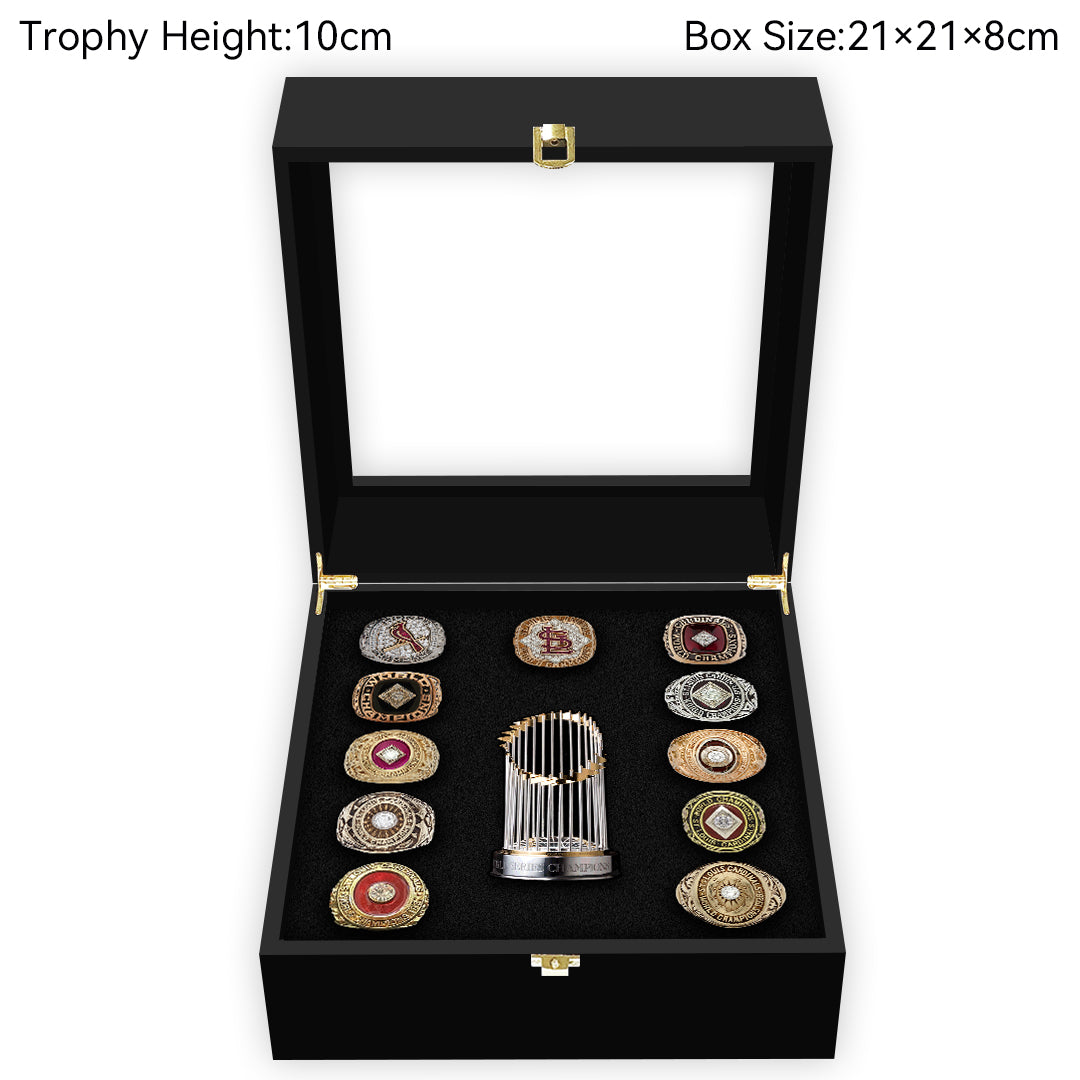 St. Louis Cardinals MLB Trophy And Ring Box