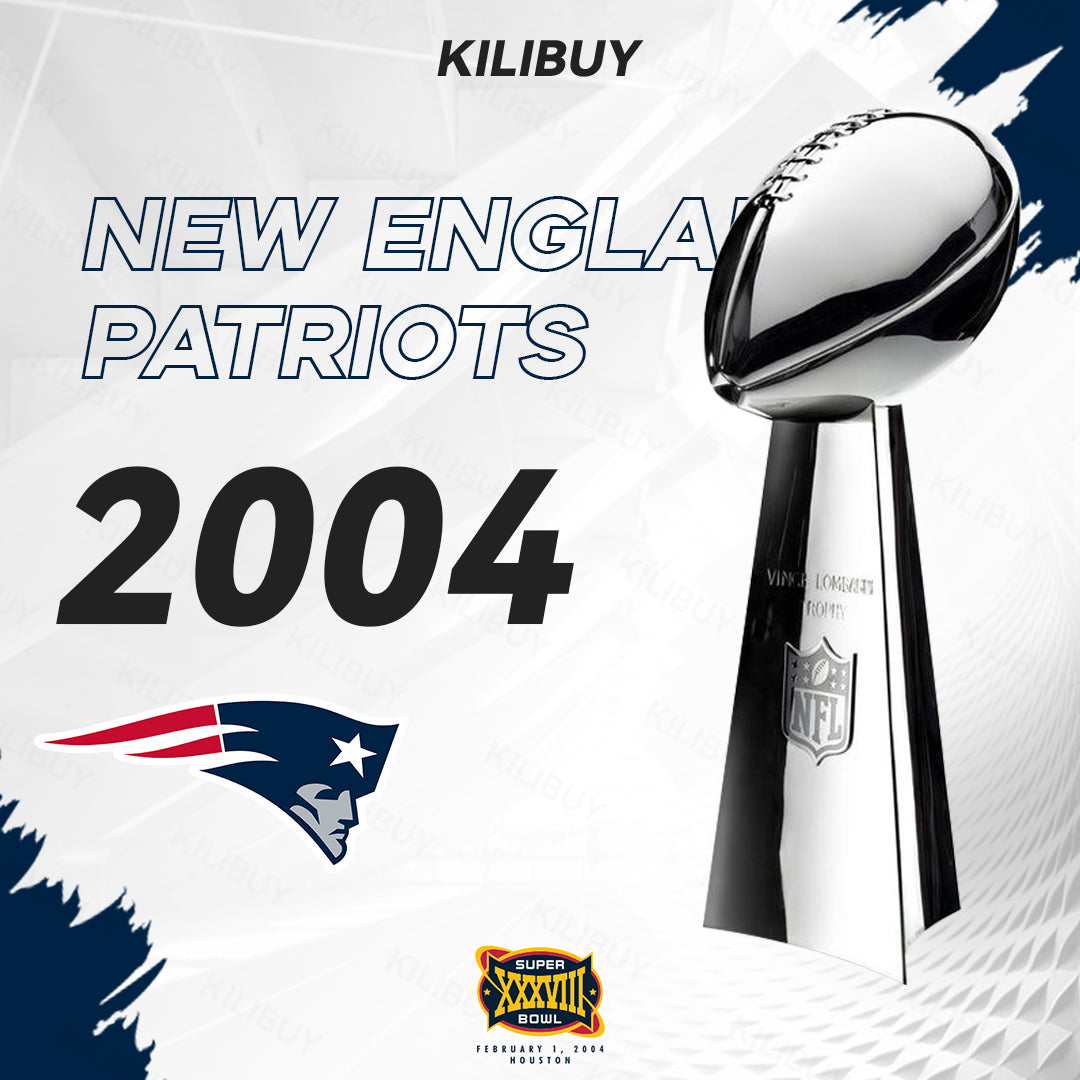 [NFL]2004 Vince Lombardi Trophy, Super Bowl 38, XXXVIII New England Patriots