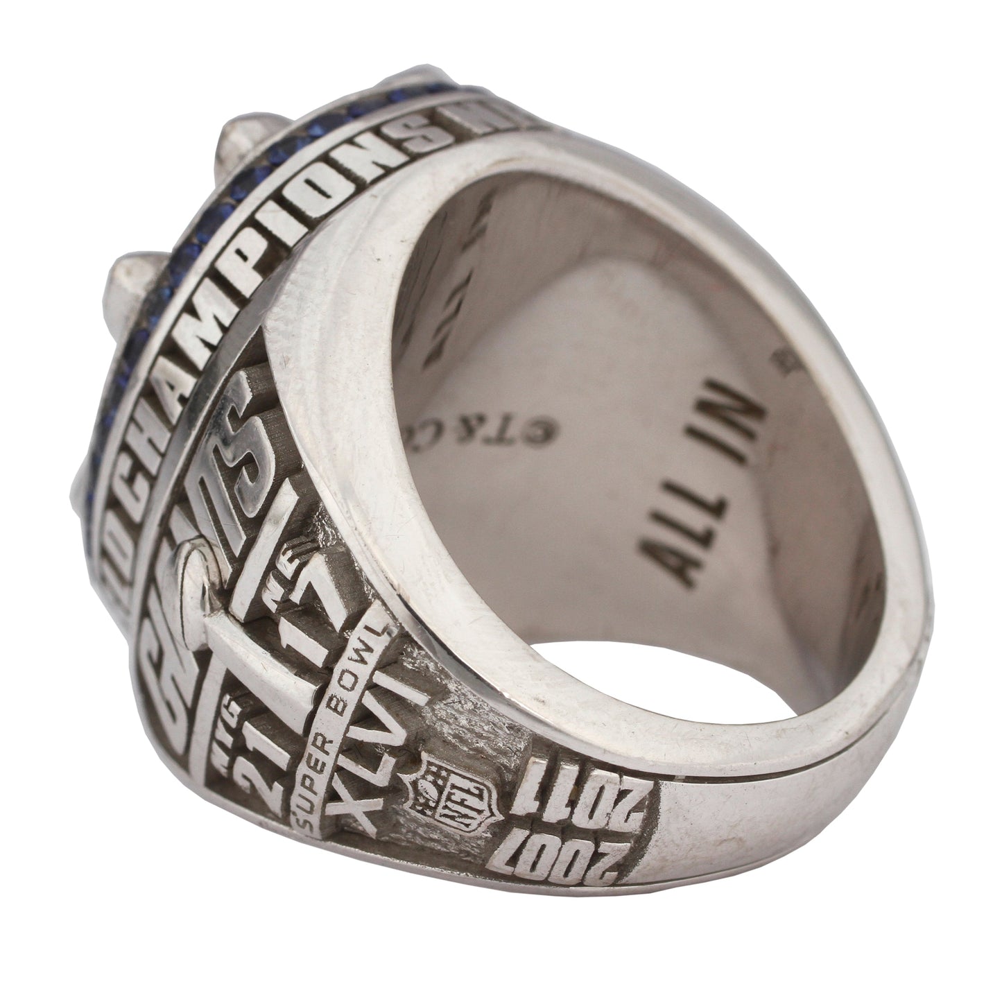 2011 New York Giants Super Bowl Championship Ring