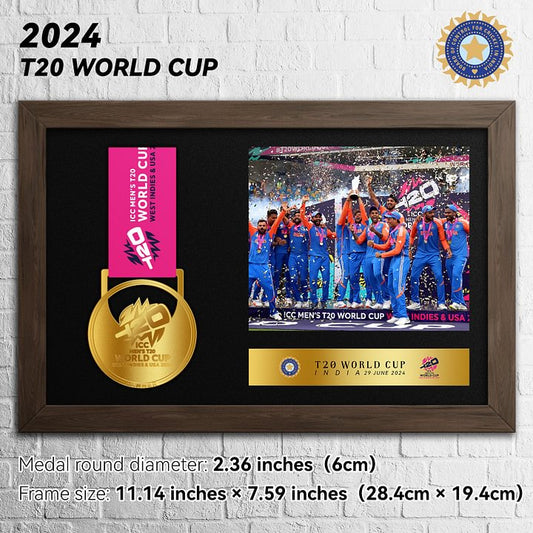 T20 WORLD CUP Medal Frame Collection（Medal Included）