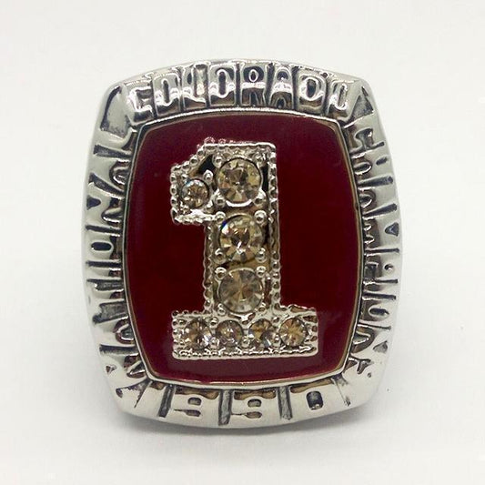 Colorado Tigers College Football National Championship Ring (1990)