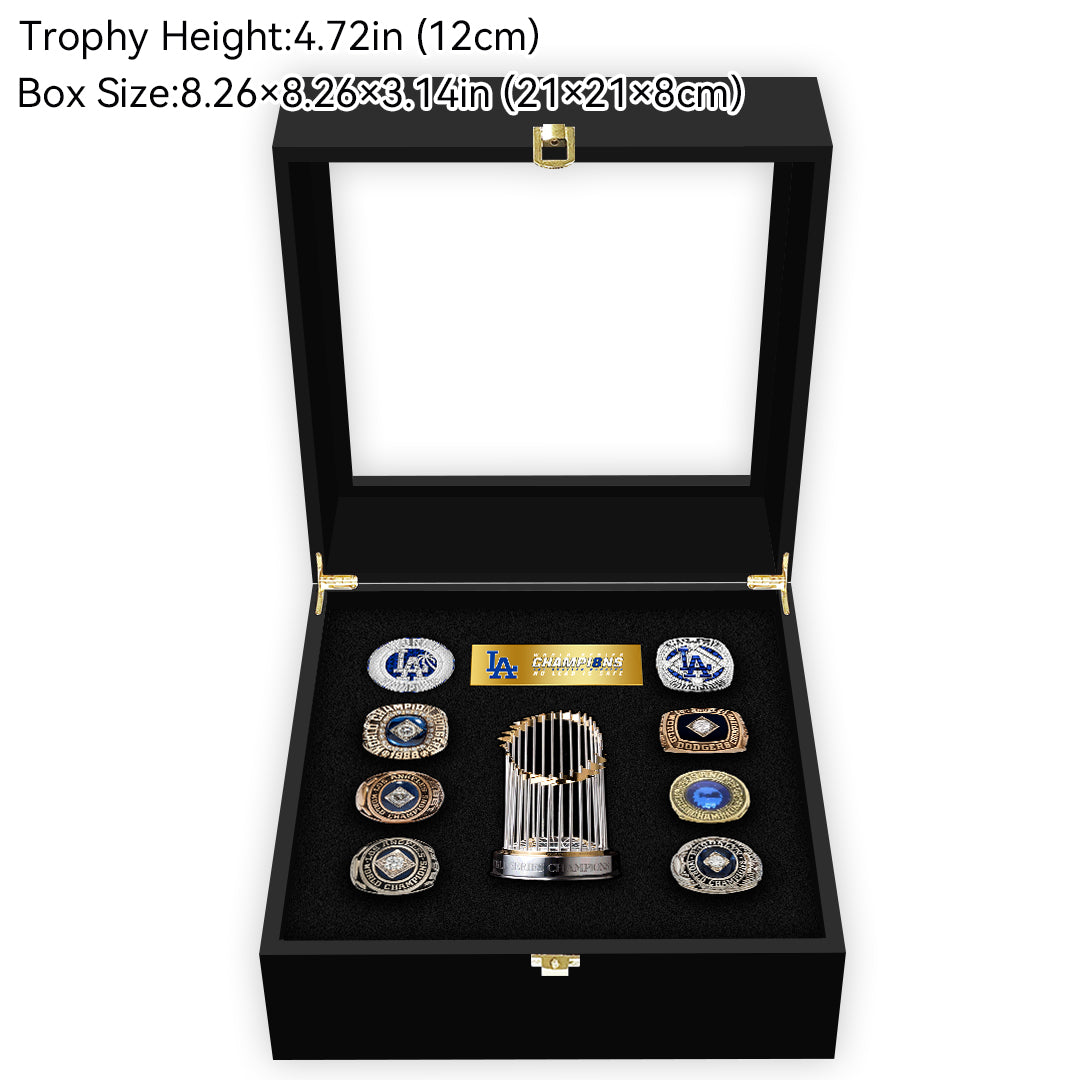 Los Angeles Dodgers MLB Trophy And Ring Box