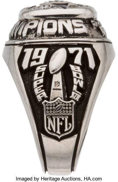 1971 Dallas Cowboys Super Bowl Championship Ring