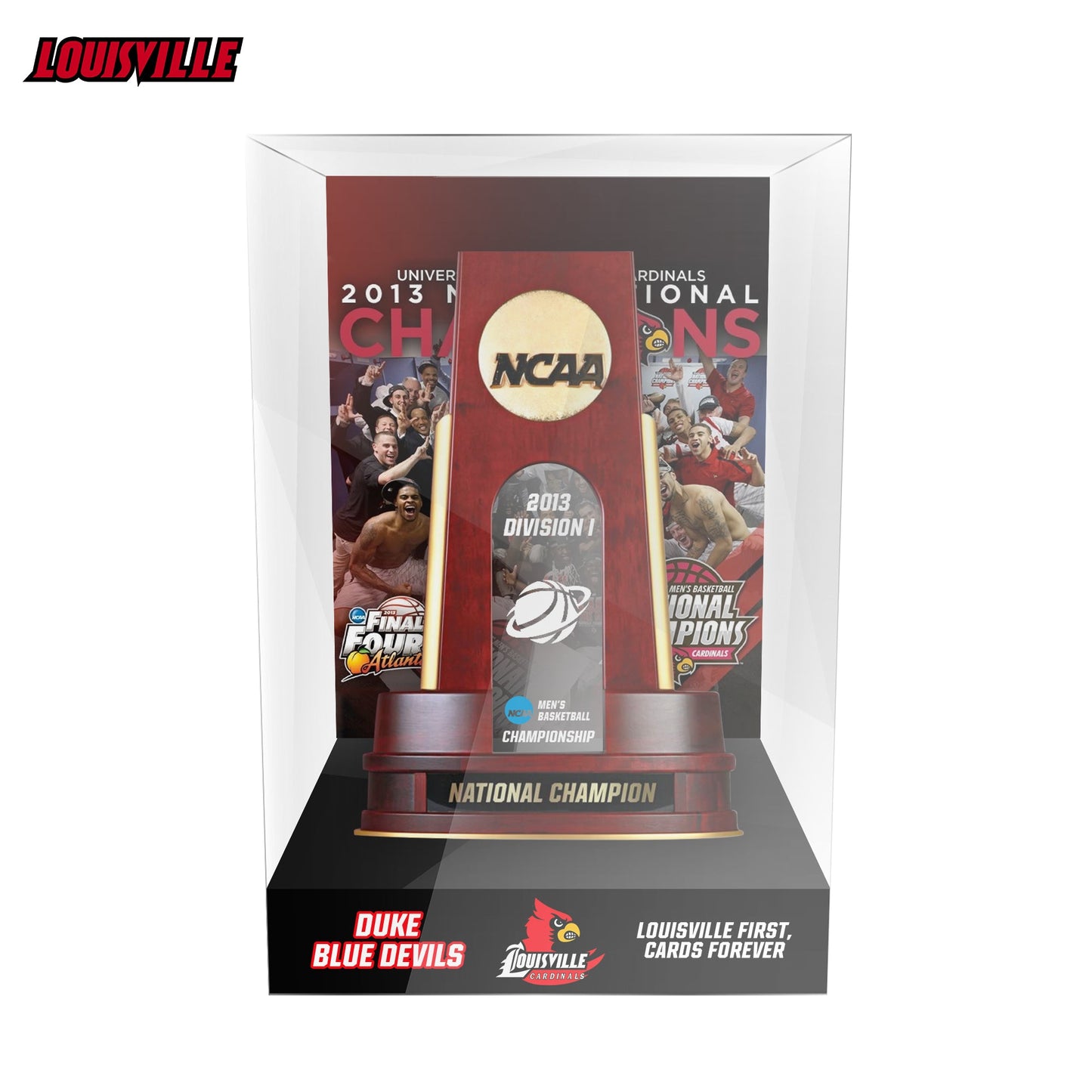 2008-2024 NCAA Basketball With Acrylic Case 12cm/4.7in height