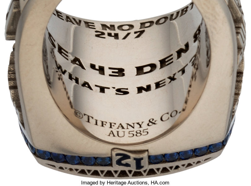 2013 Seattle Seahawks Super Bowl Championship Ring