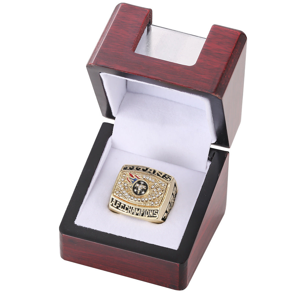 1999 Tennessee Titans Ring American Football Championship Ring