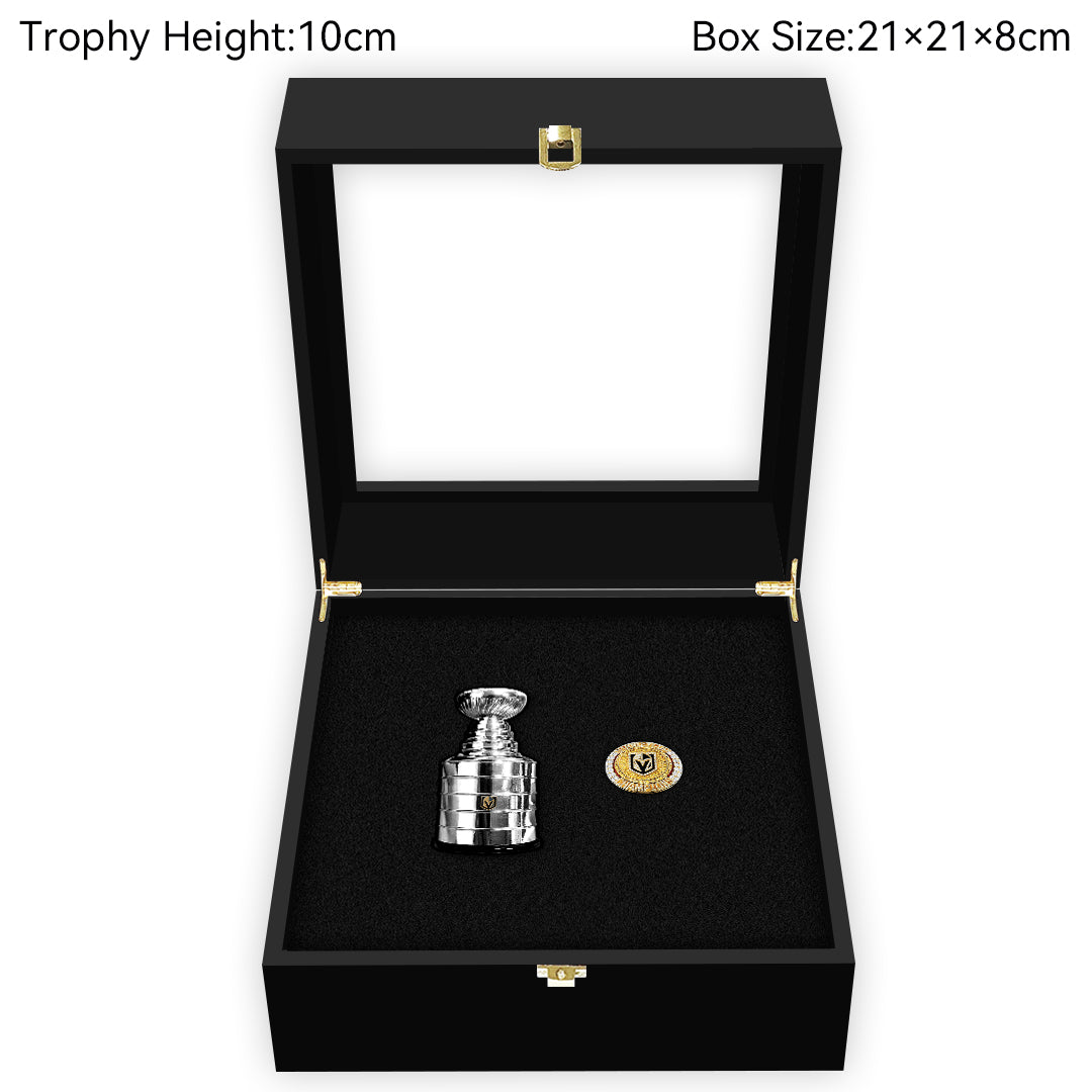 Vegas Golden Knights NHL Trophy And Ring Box-Official Edition