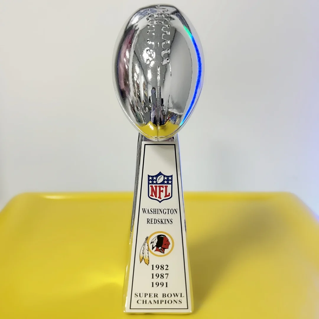 [NFL]Washington Redskins,1991/1987/1982 Vince Lombardi ,  Super Bowl Championship Trophy Resin Version