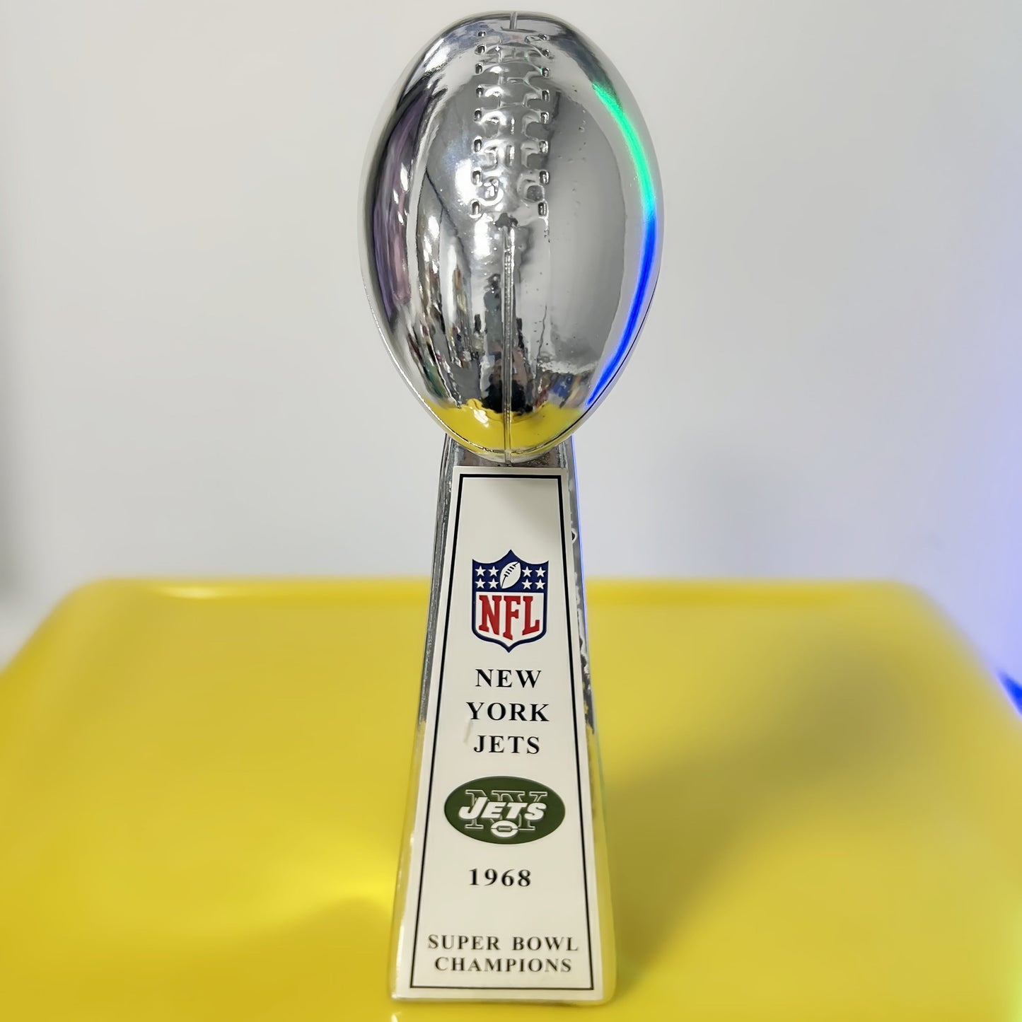[NFL]New York Jets,1968 Vince Lombardi ,  Super Bowl Championship Trophy Resin Version