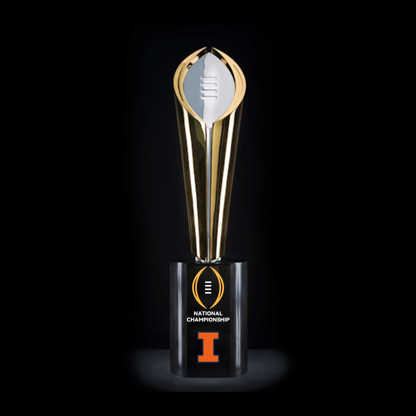 [NCAAF]Illinois Fighting Illini CFP National Championship Trophy