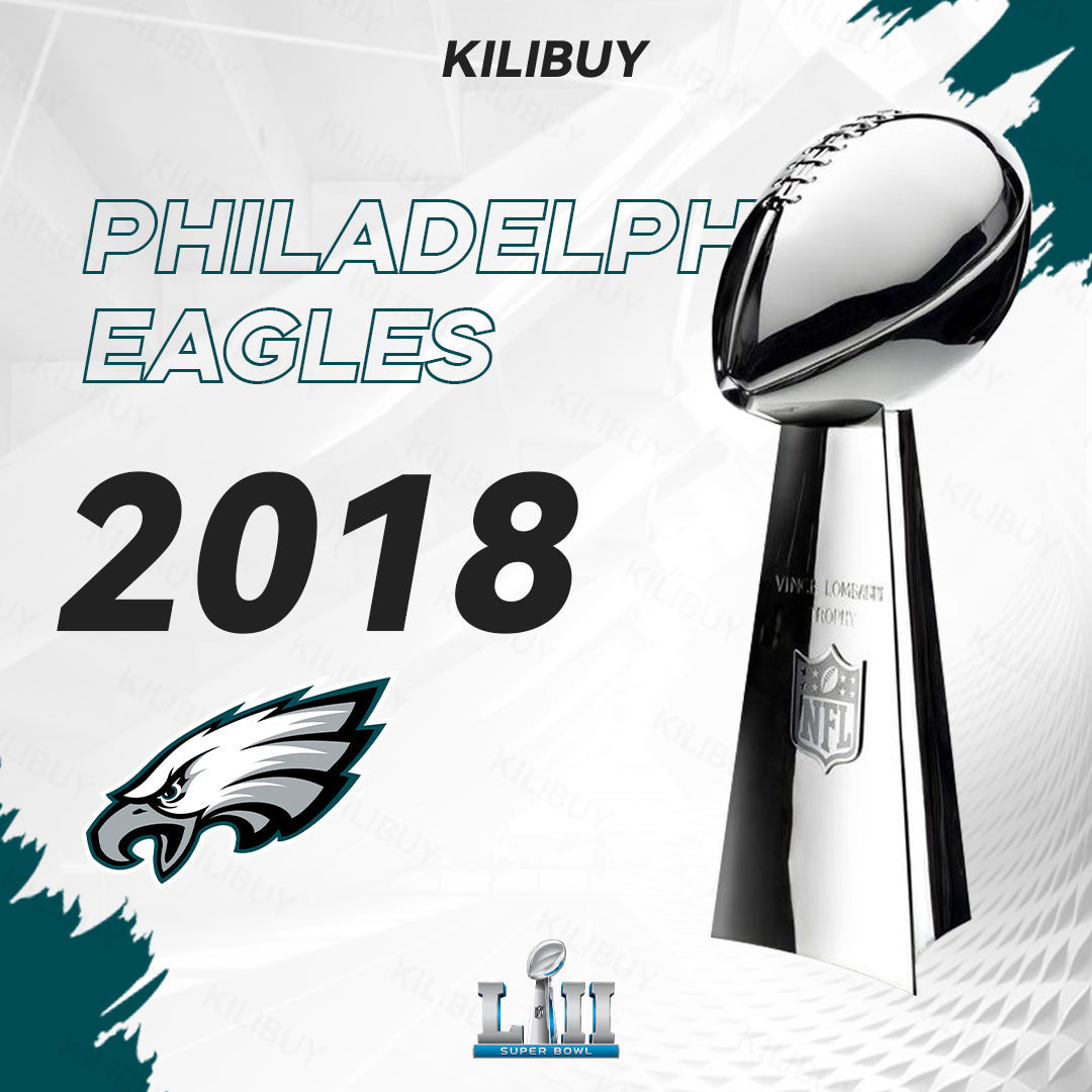 [NFL]2018 Vince Lombardi Trophy, Super Bowl 52, LII Philadelphia Eagles