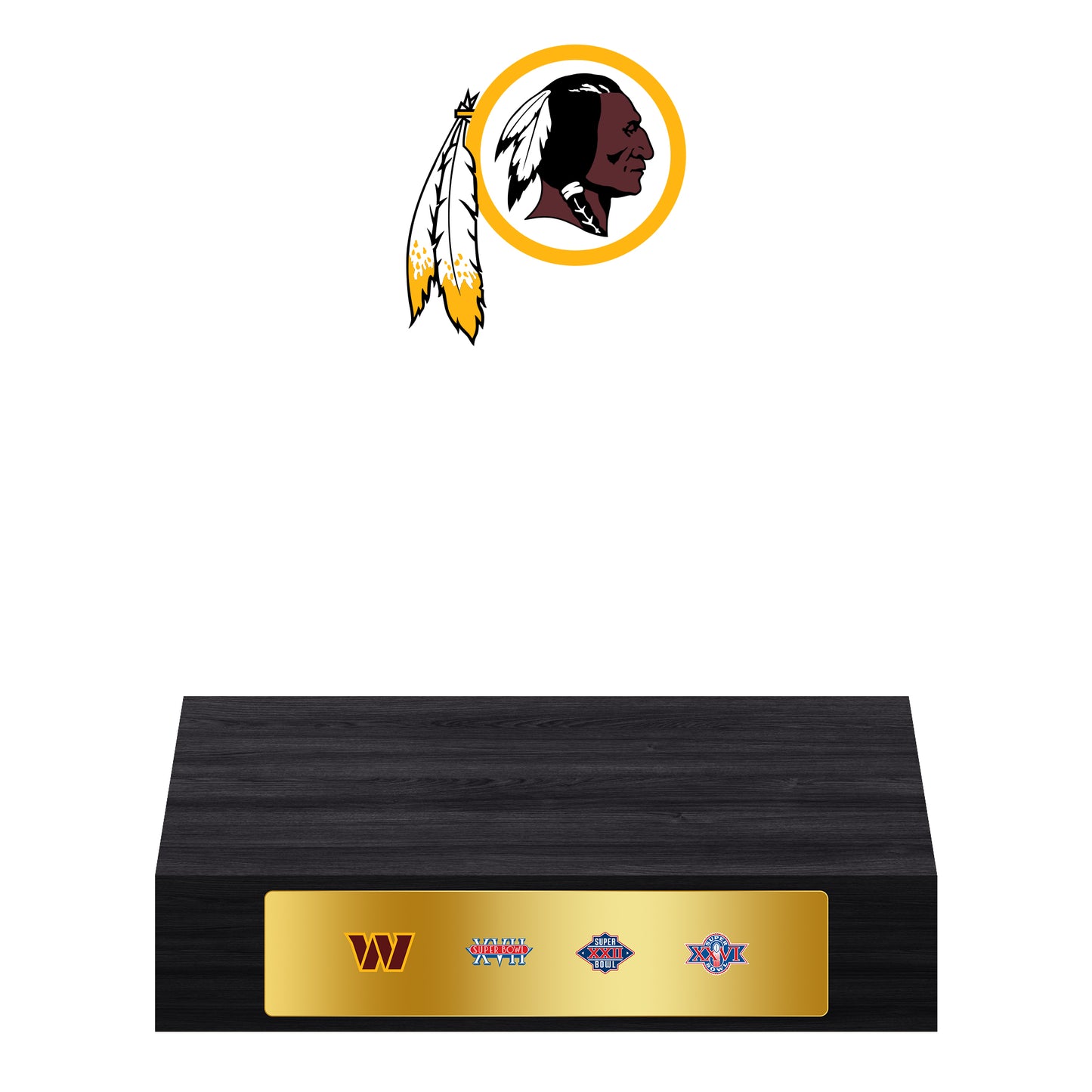 Washington Redskins Trophy Ring Display Case