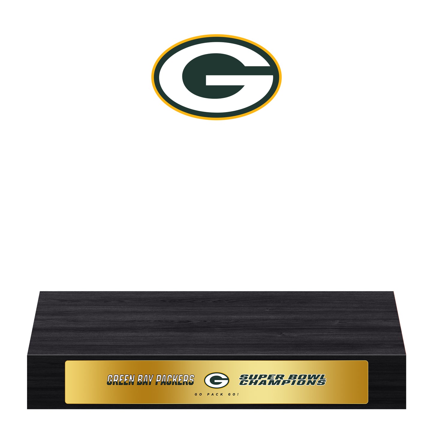 Green Bay Packers Super Bowl Championship Trophy Ring Display Case