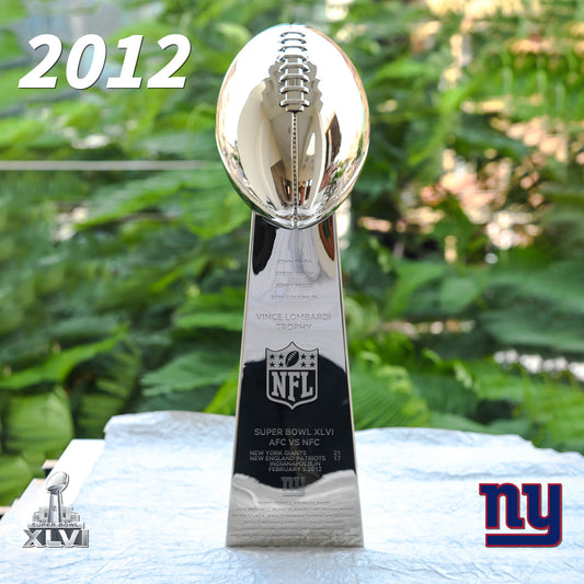 [NFL]2012 Vince Lombardi Trophy, Super Bowl 46, XLVI New York Giants