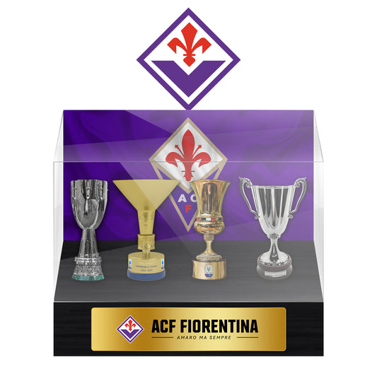 ACF Fiorentina Football Championship Trophy Display Case