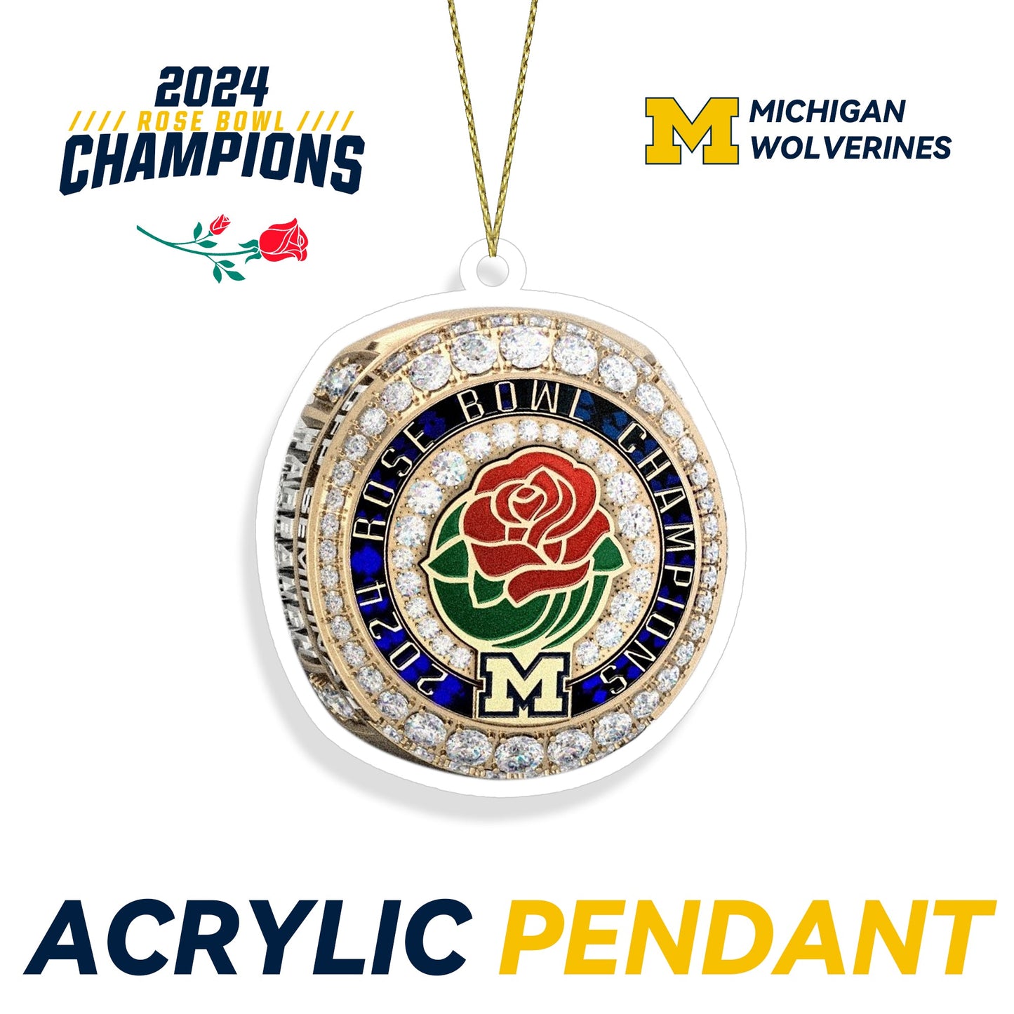 2023 Michigan Wolverines Keychain & Pendants