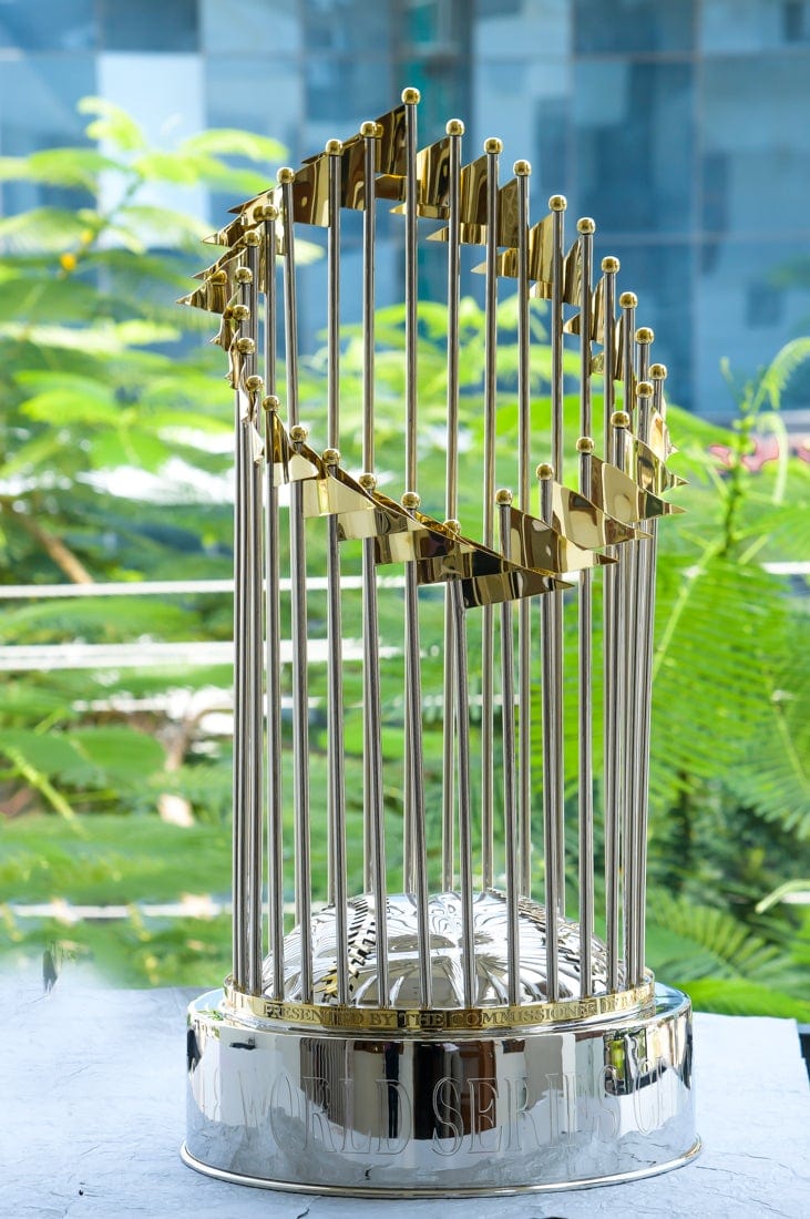 [MLB]2021 World Series Trophy,Atlanta Braves