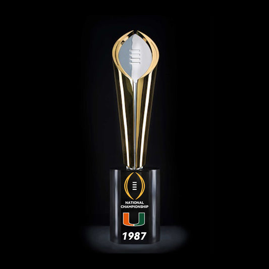 [NCAAF] 1987 Miami (Fla.) CFP National Championship Trophy Replica