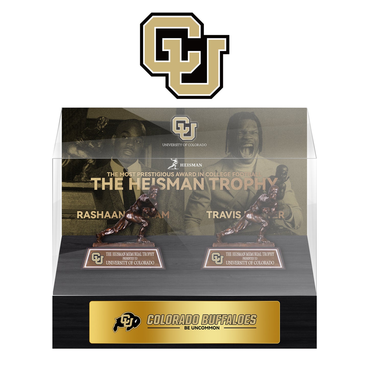 Colorado Buffaloes NCAA Heisman Trophy Display Case