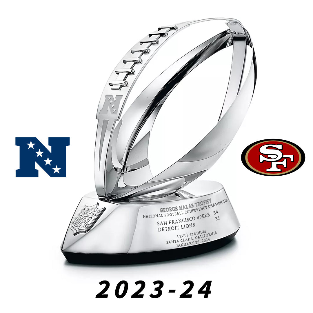 [NFL]2023-24 Season San Francisco 49ers The George Halas Trophy NFC