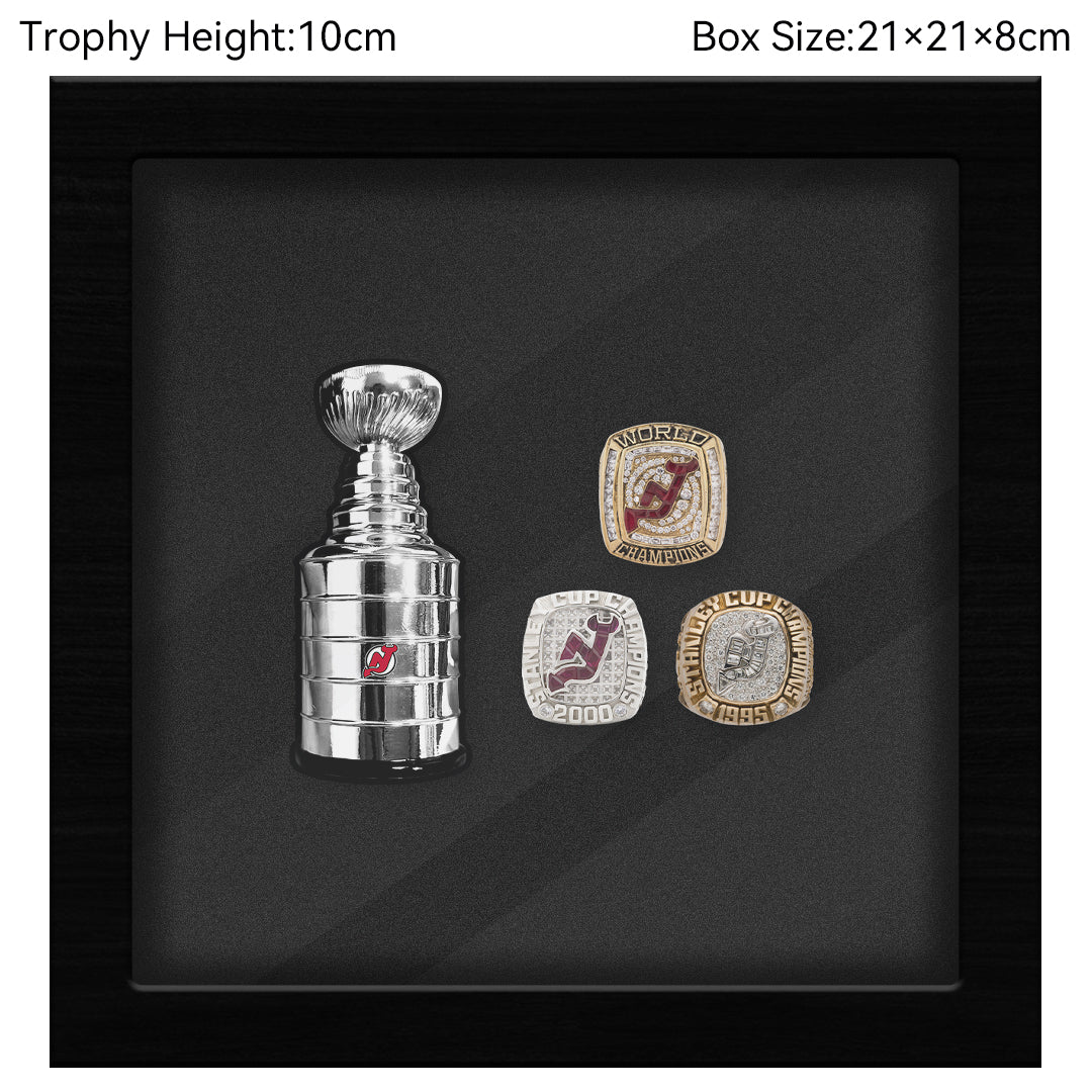 New Jersey Devils  NHL Trophy And Ring Box