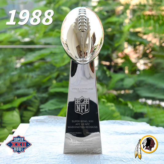 [NFL]1988 Vince Lombardi Trophy, Super Bowl 22, XXII Washington Redskins