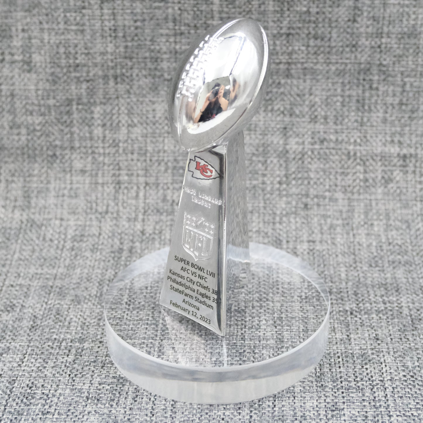 Kansas Chiefs Super Bowl Trophy Team Logo