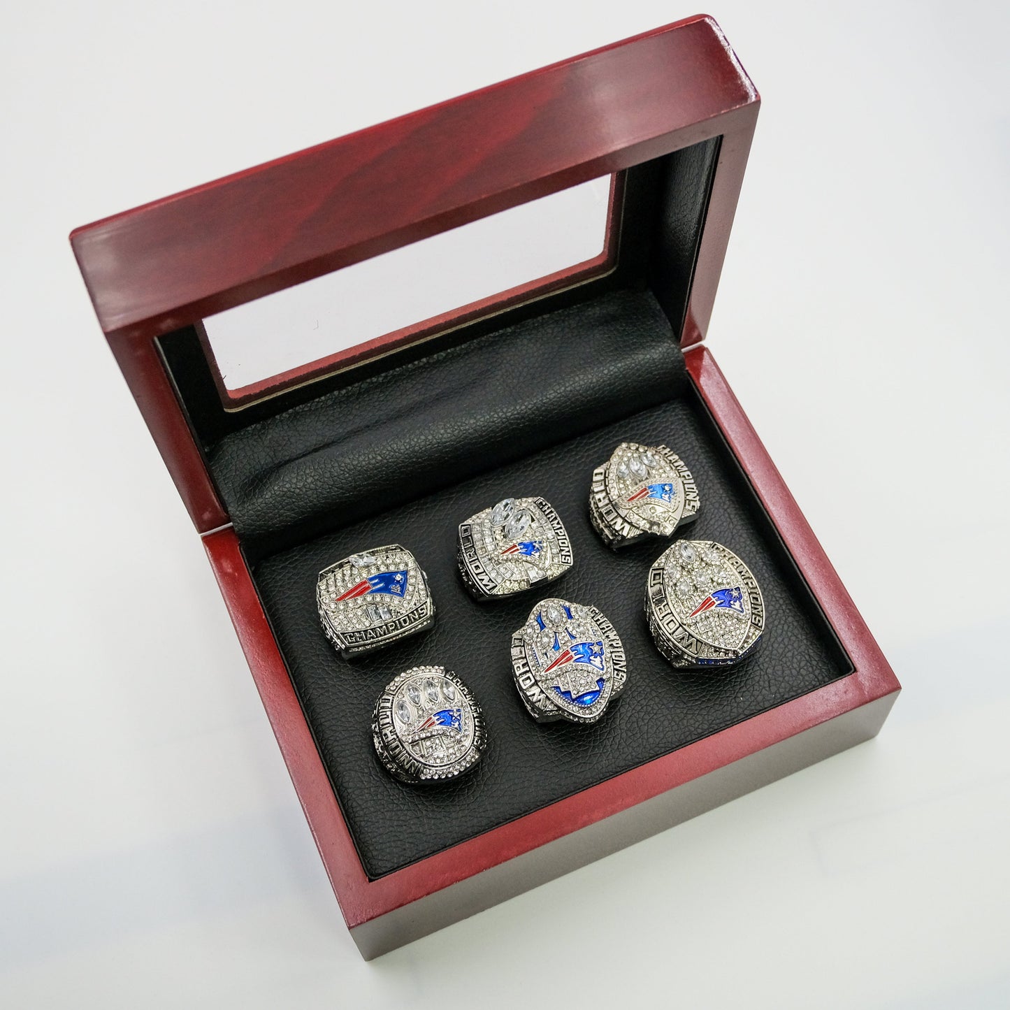 2001-2018 New England Patriots Super Bowl Championship Rings Set