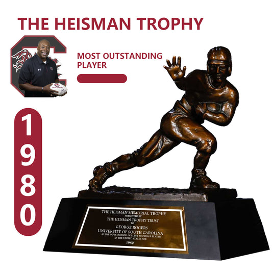 1980 South Carolina Gamecocks George Rogers NCAA Heisman Trophy