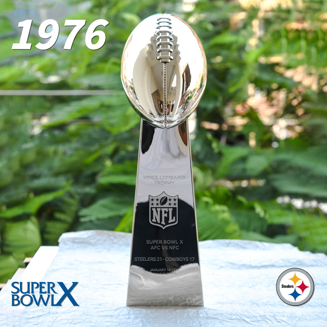 [NFL]1976 Vince Lombardi Trophy, Super Bowl 10, X Pittsburgh Steelers