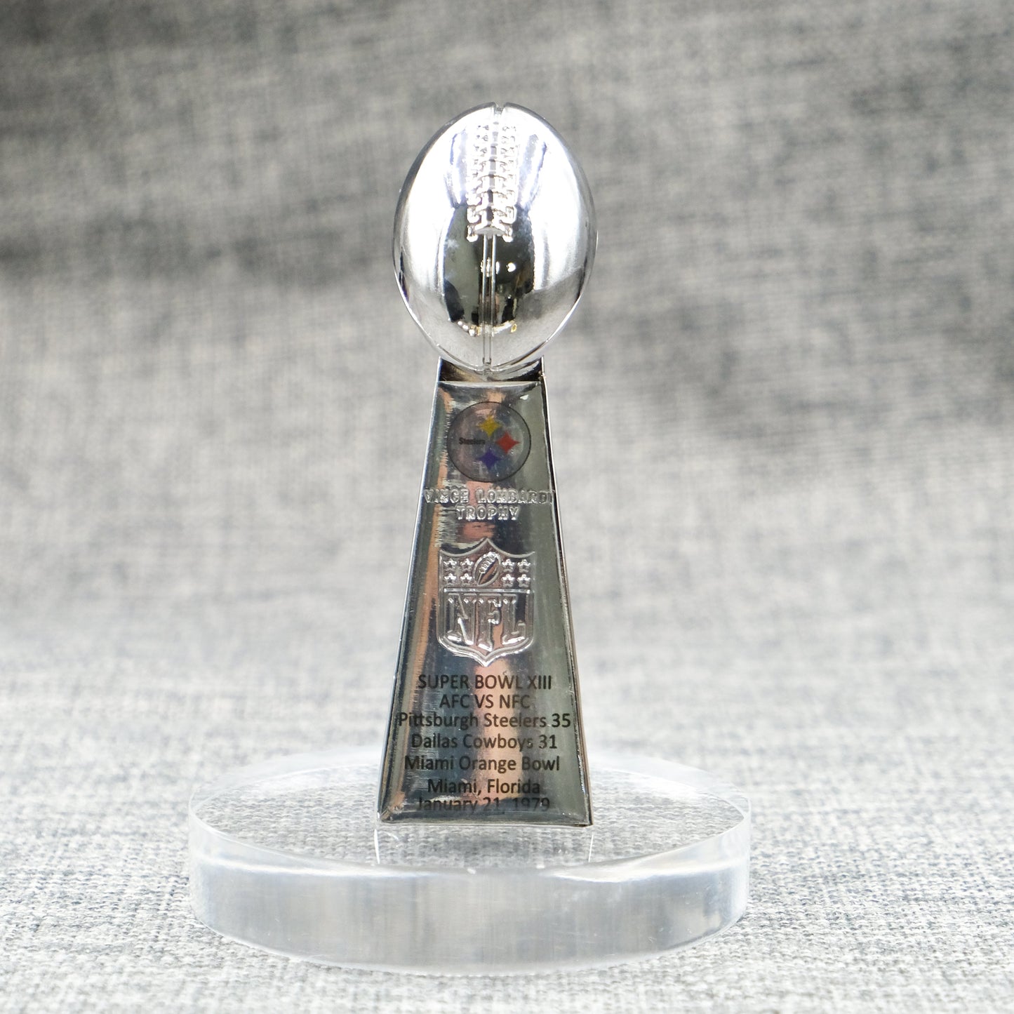 Pittsburgh Steelers Super Bowl Trophy Team Logo